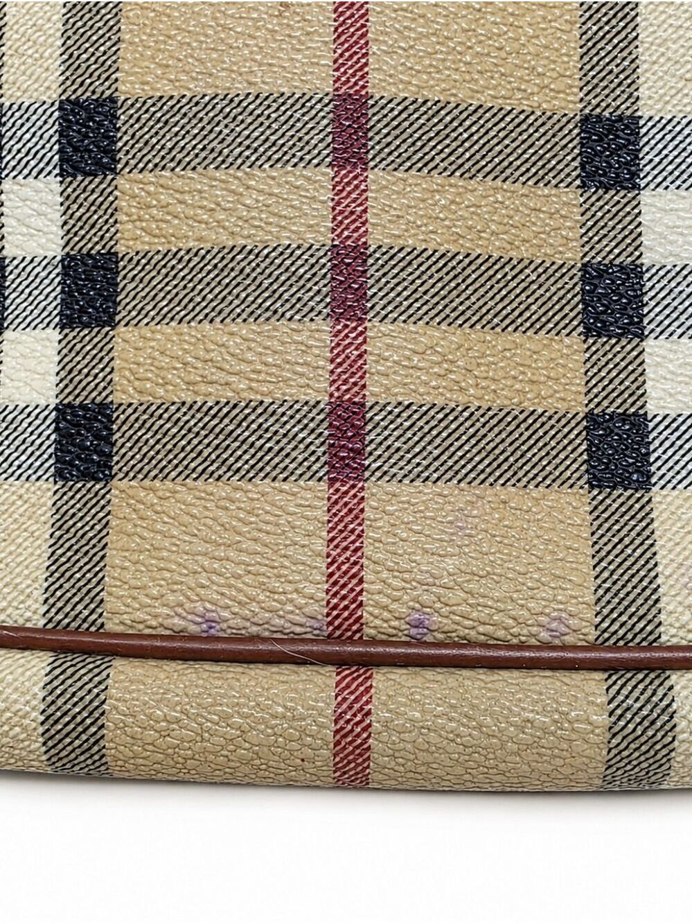 Burberry London Nova Check Mini Shoulder Bag Wristlet Vintage Plaid - Picture 5 of 10
